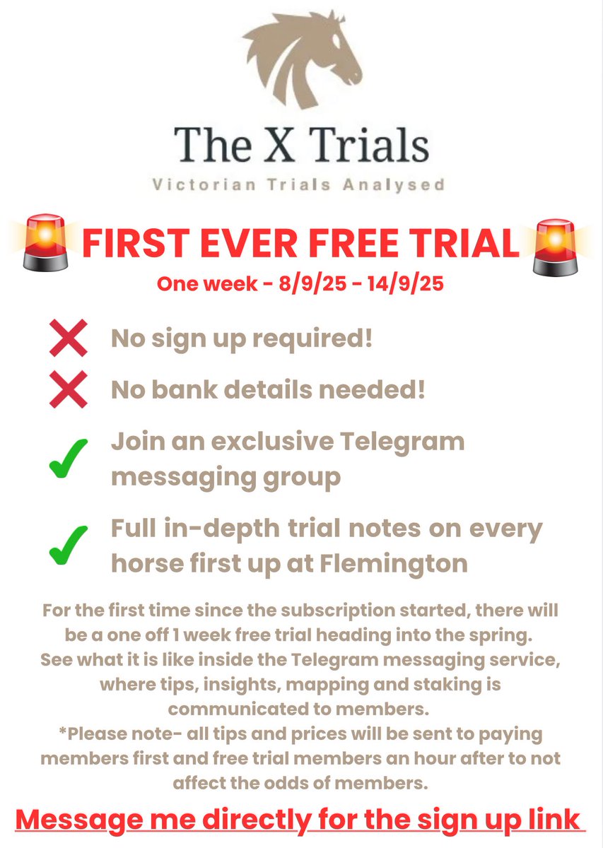 The X Trials tweet media