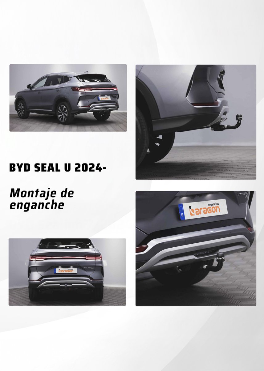 Lorenzo ya lleva enganche en su BYD Seal U: bola vertical, kit CAN, corte invisible, 1.550 kg de remolque y 150 kg de carga. ¡Listo para sus bicis! 💪🚴‍♂️

#enganchesaragon #bydsealu