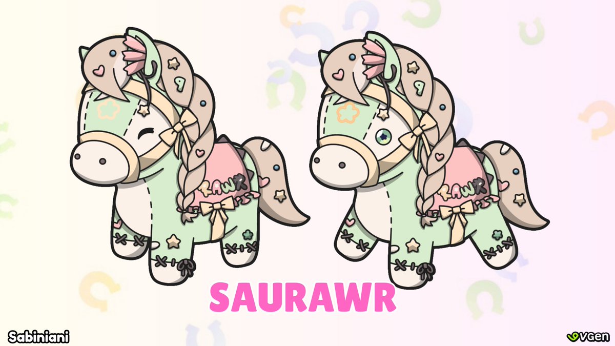 Sabiniani_'s tweet image. Time for snuggles~!

Horse Plushie Commission by #saurawrt via VGen