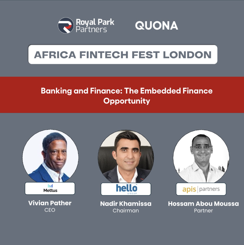 nadirkhamissa's tweet photo. I never set out to be in fintech.

When my brother and I started @hellogroupsa, it was about people: how to make calls cheaper and serving those the system ignored.

Excited to join #AfricaFintechFest London on Sept 9 brought together by @RPPFintech and @QuonaCapital. https://t.co/hHXLOVj1lu