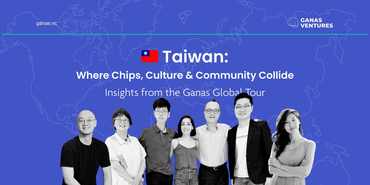 🇹🇼 We just wrapped up our Taiwan stop on the <a href="/ganasvc/">Ganas Ventures</a> Global Tour - what an incredible blend of cutting-edge tech, rich culture &amp; yummy boba!

🤩 Huge thanks to the whole Taiwan tech community for showing us what makes this ecosystem so special!

👇🏽 Full thoughts below.