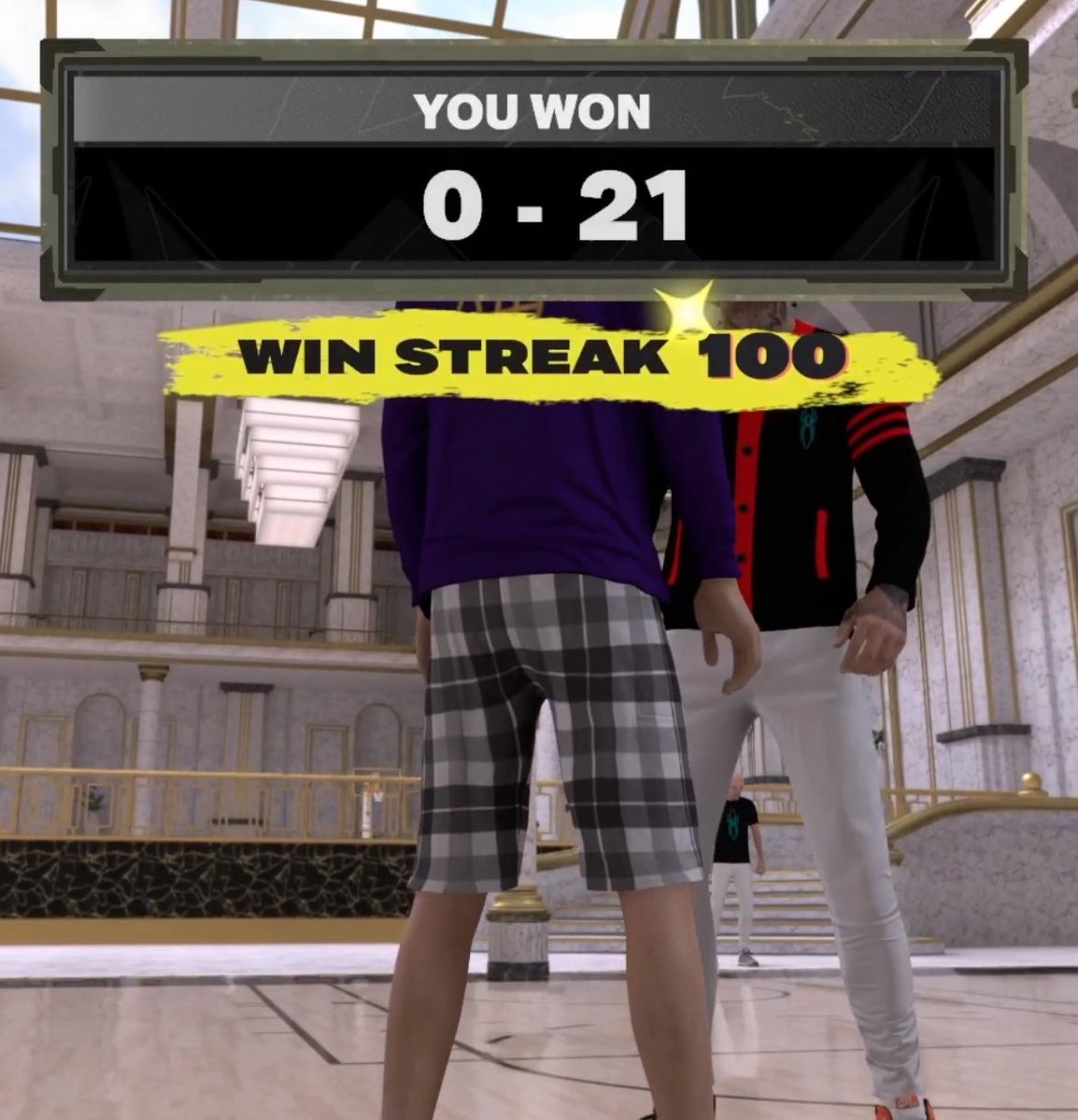 100 GAME STREAK ON A 6’10! SHOUTOUT ALL YALL BOYS IN STREAM!!!