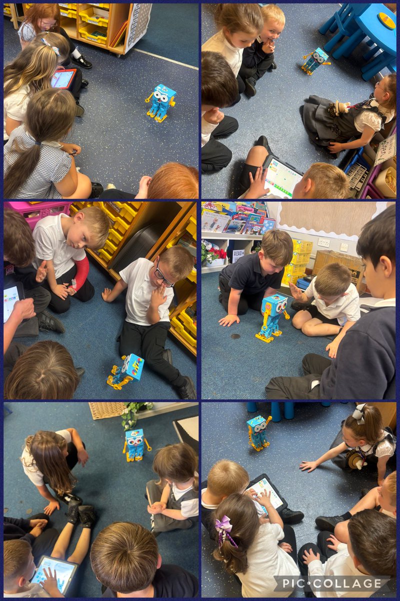 BlacklandsPS's tweet image. Primary 1/2 have been exploring coding through their new friend, Marty Robot! 🤖 #martyrobot #coding