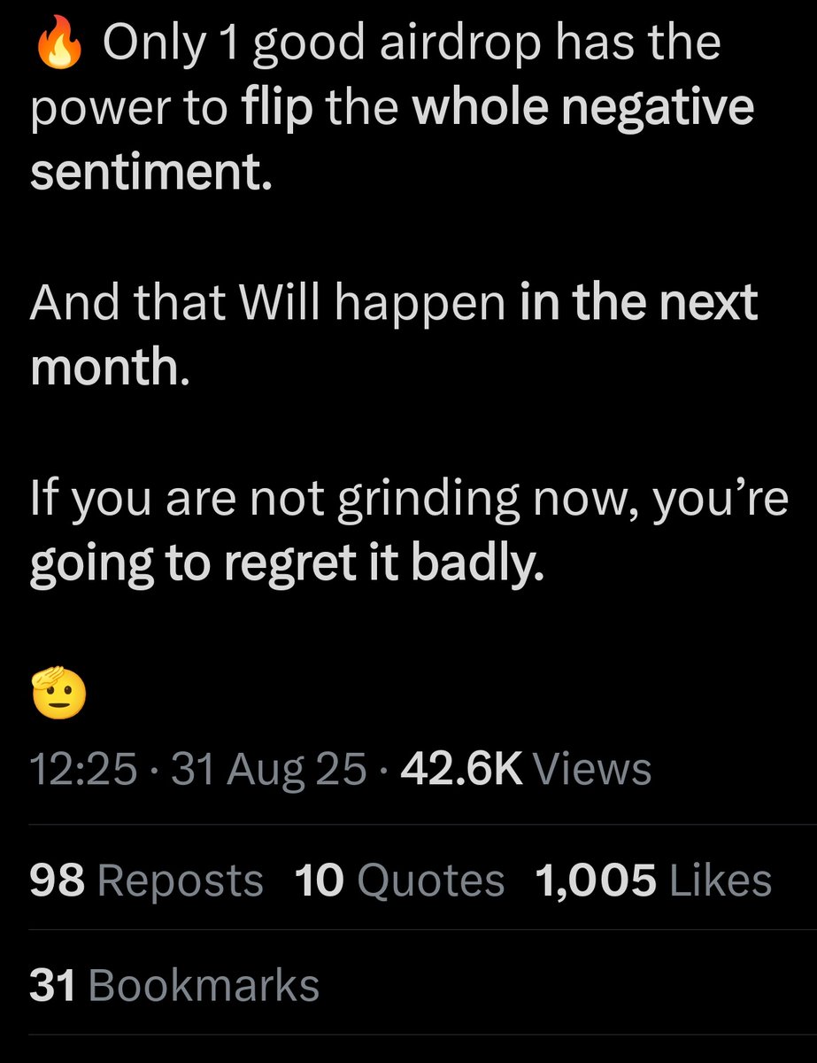 👀Some influencers And CT were said That (Linea Will be Change the Airdrop cycle Because it's not on Kaito and Binance alpha And blaa blaa blaa🤣

- Accept The Facts (Kaito and Binance alpha destroys the projects 🫥

- Even Founders already known Factors (but They want This)🤔

-