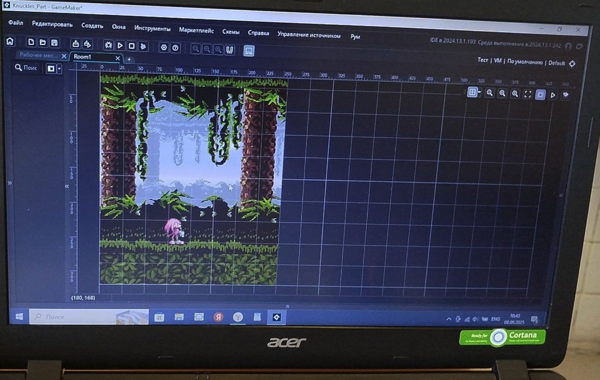kingjinbs's tweet photo. I'm doing something.

#knucklestheechidna #Knuckles #Sonic #SonicTheHedgehog #Sonicexe #execommunity 
#indiegame #GameMaker

Background from MilesMechanix (GameBanana, mod to #Sonic3AIR) https://t.co/4pkSVUfwuK