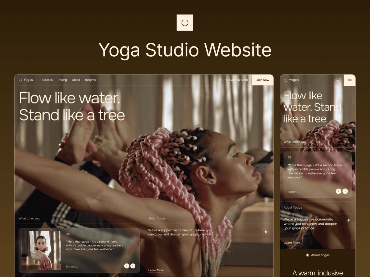_NutsDev_com's tweet image. Practicing Pixel-Perfect-asana 🧘‍♂️✨
That’s how we shaped Yogus at @_NutsDev_com — a calm, balanced template for yoga studios on Temply.Store.

⚡ Available on @framer &amp;amp; @webflow

🛒 Order Now: temply.store/templates/yogus