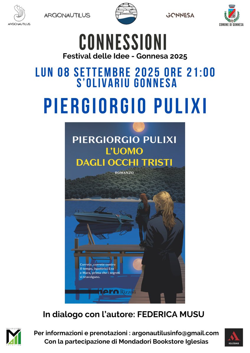 Stasera per l'ultimo appuntamento di Connessioni Festival delle Idee 2025 - Comune di Gonnesa