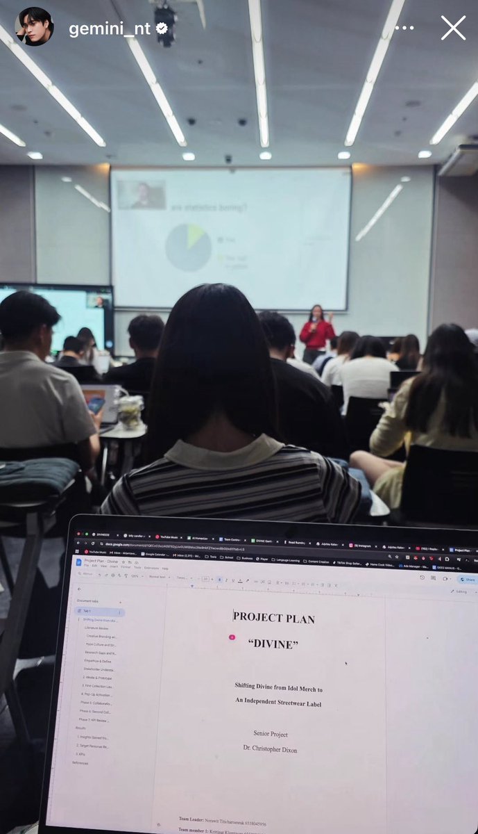 08.09.2025
IGs Update : gemini_nt 

พวกเราเป็นกำลังใจให้คุณ CEO นะครับ
ทั้งเรื่องเรียน และ ธุรกิจ 

และพร้อมซัพพอร์ตอย่างเต็มที่ นำความรู้มาพัฒนาแบรนด์ต่อ ๆ ไป
#DivineOfficial
#Gemini_NT