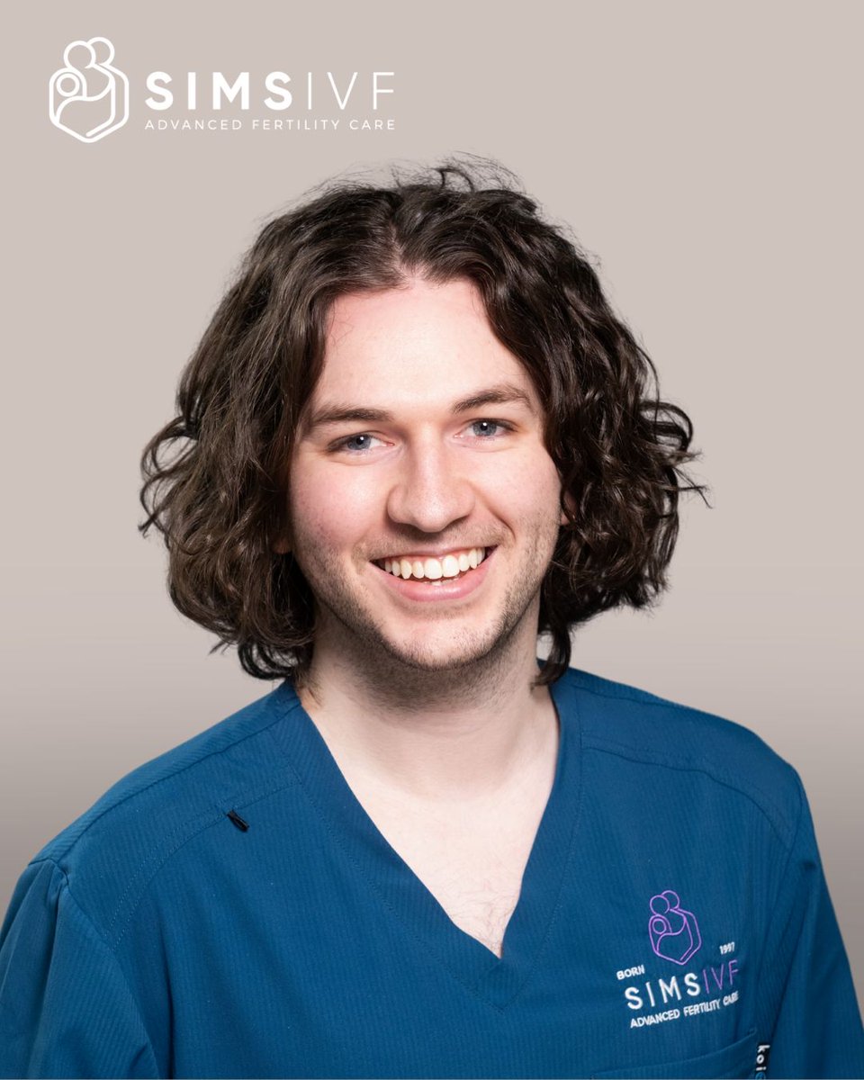 Meet Sean Harty, trainee Embryologist at Sims IVF Cork. 👋

Passionate about genetics &amp; reproductive science, Sean loves bringing theory to life in the lab while supporting patients on their journey. 

Start your journey today:
sims.ie/contact

#SimsIVF