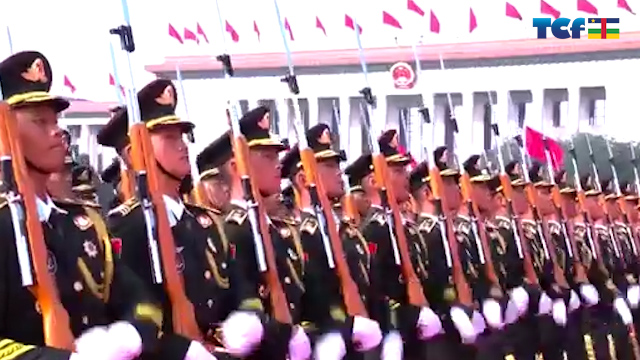 La Télévision nationale centrafricaine a transmis le défilé militaire à Pékin pour commémorer le 80e anniversaire de la victoire de la Guerre de Résistance du peuple chinois contre l’Agression japonaise et de la Guerre antifasciste mondiale. Vive la paix !