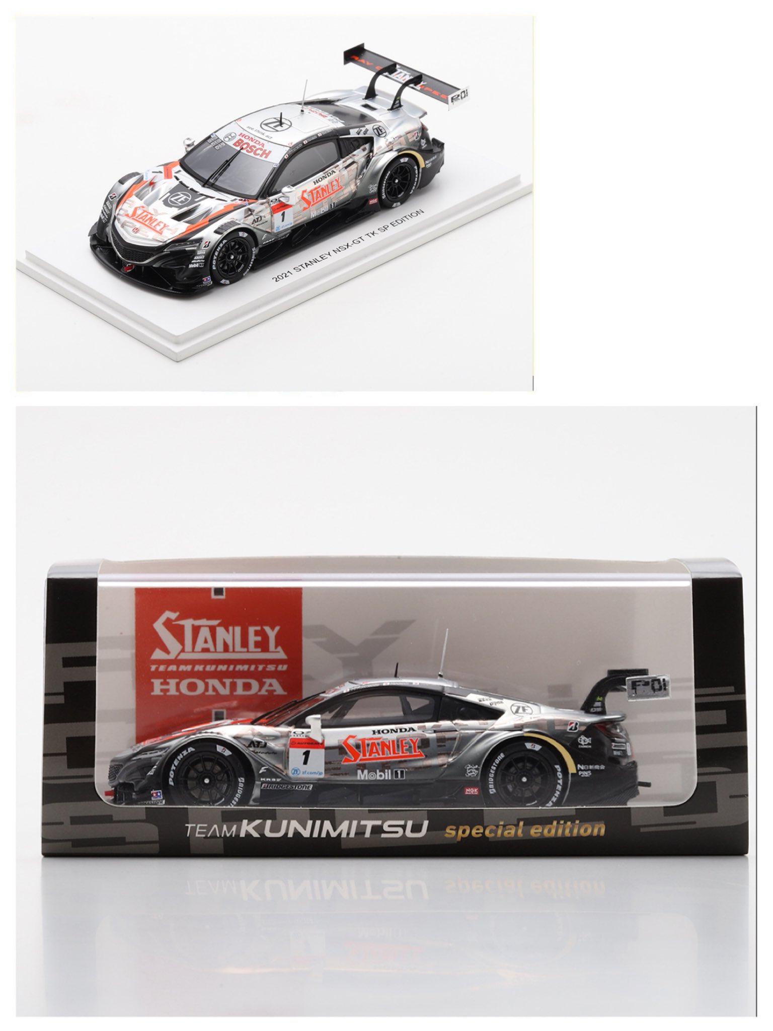 レイルー1/43 2021 STANLEY NSX-GT TEAM KUNIMITSU official on X: 