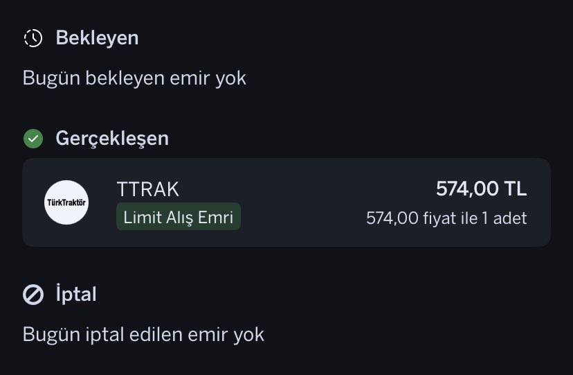 Bir adet #ttrak eklemesi yaptım. 

#temettü #bist100 #Borsaİstanbul #yatırım #hissesenedi