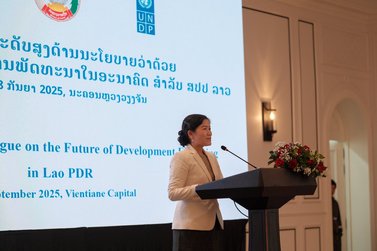 🇱🇦 is stepping up efforts to finance its future. 
Together with the Government, #UNDP launched the Sustainable &amp; Climate Finance Hub – a milestone in advancing the #INFF process and mobilizing financing for #ClimateAction🌍 &amp; #SDGs