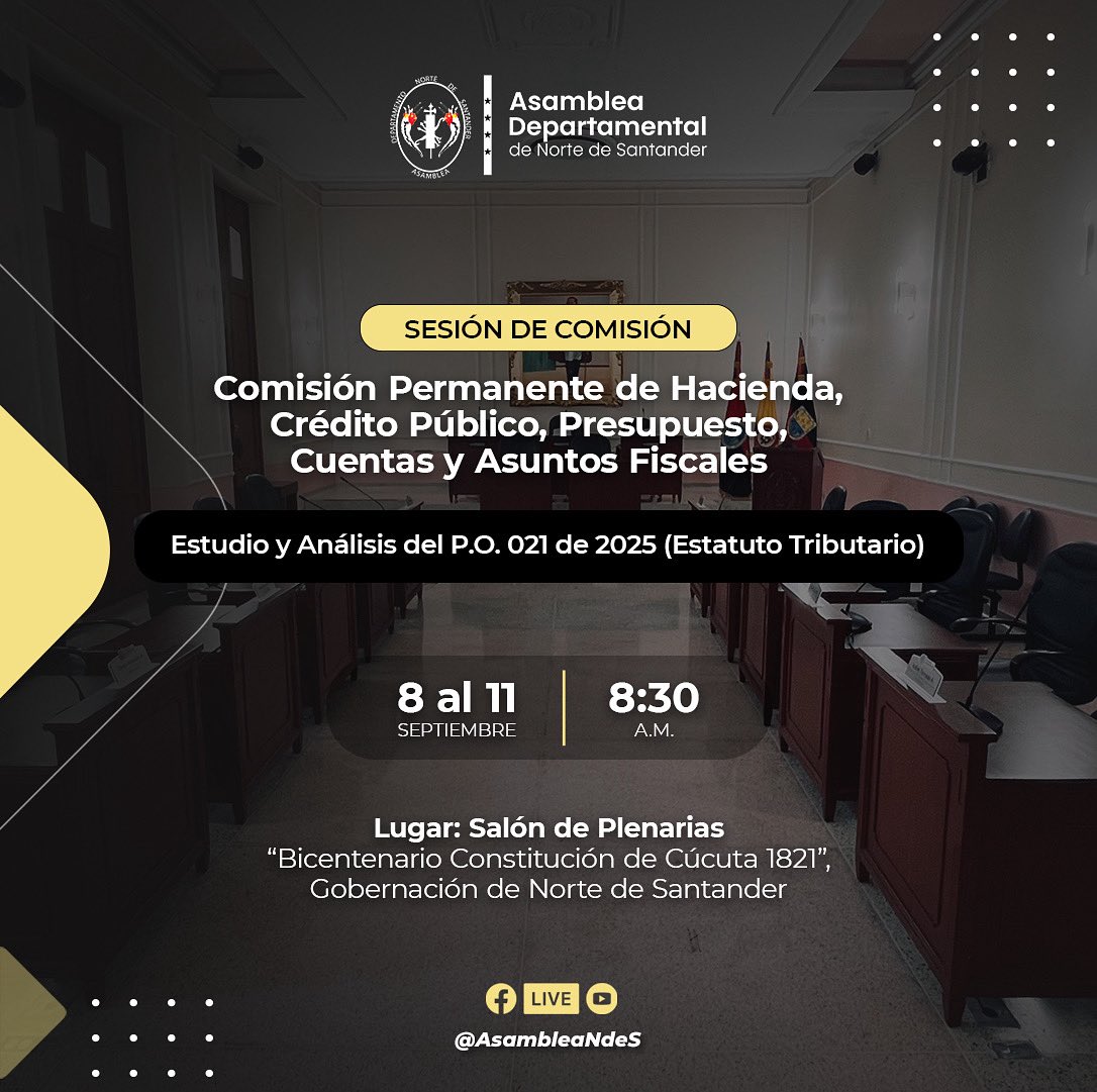Asamblea de Norte de Santander tweet media