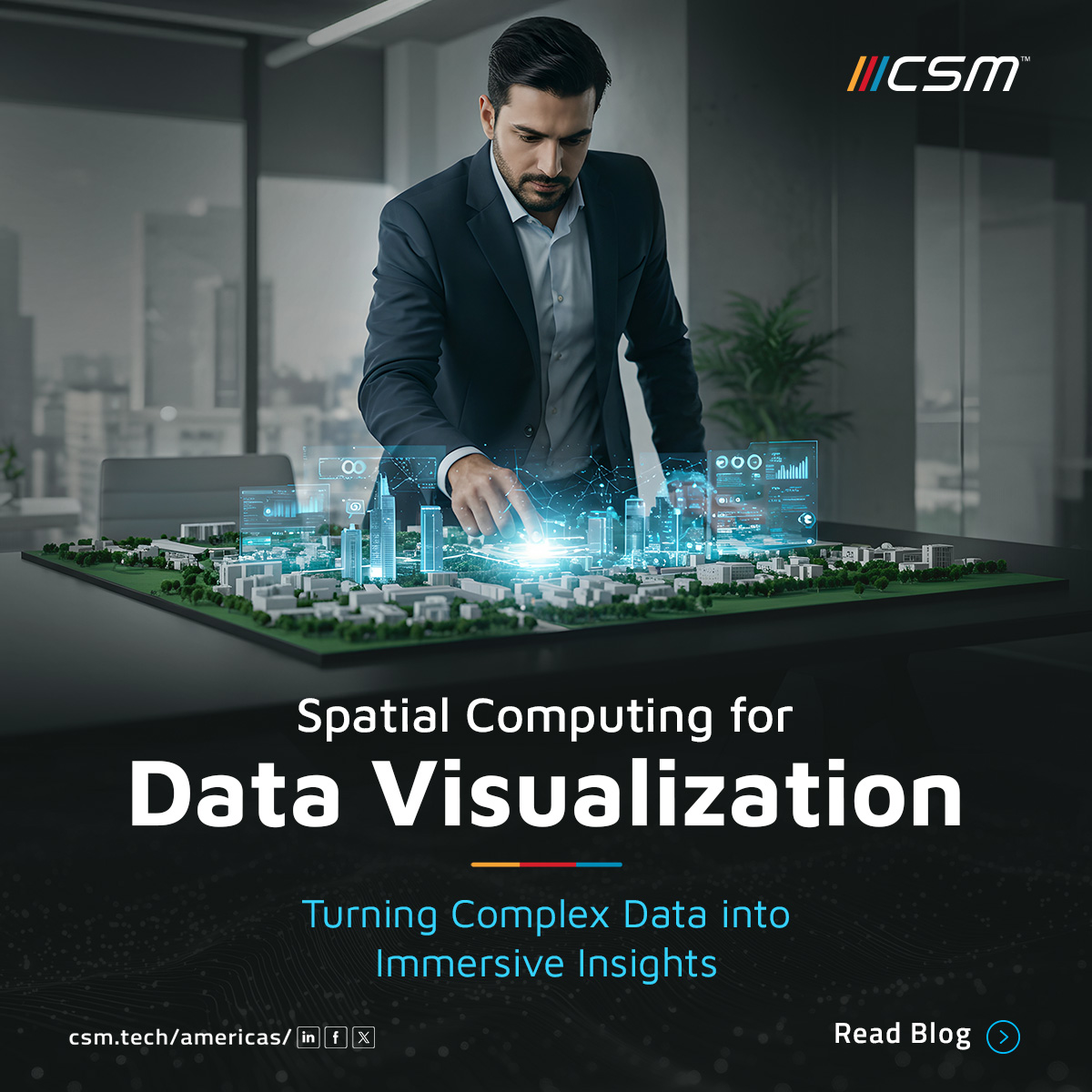 CSMTechUS's tweet image. Flat charts out, immersive #insights in. Discover how spatial computing is transforming #DataVisualization with AR/VR + AI.

👉 bit.ly/4n2AXuv

#SpatialComputing #ImmersiveAnalytics #AI #USA #CSMTech