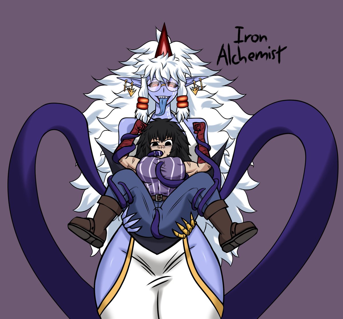 Ramia and Osumihime 
Characters owned by <a href="/TheGoldenSmurf/">TheGoldenSmurf (No Comm)</a>