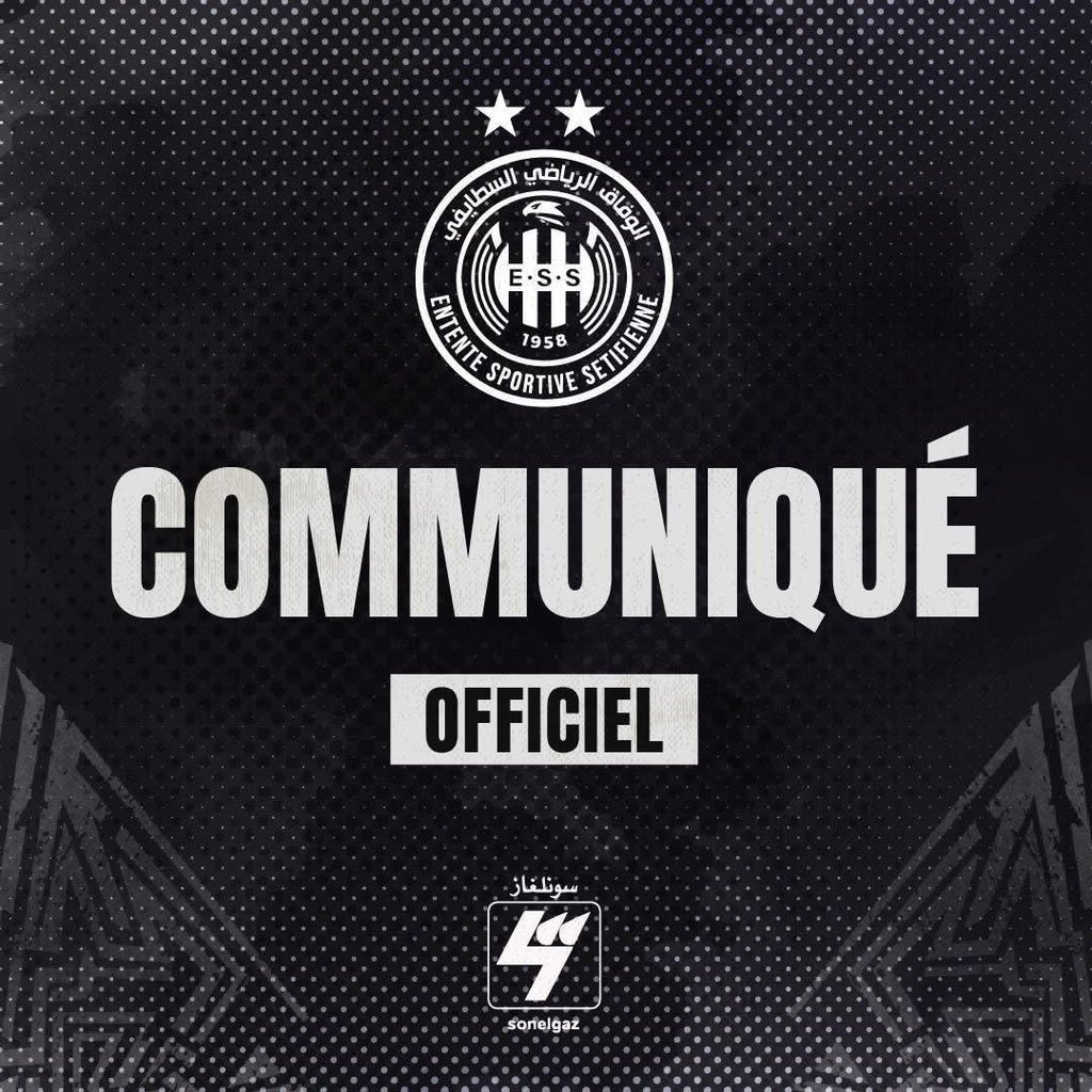 ESSinsider's tweet image. ⚫️⚪️ بيان صحفي

تفنّد إدارة نادي وفاق سطيف بشكل قاطع الأخبار المغلوطة التي روّجت لها بعض وسائل الإعلام الجزائرية بخصوص إقالة المدرب أنطوان هاي.

#TeamESS 🦅 | #WeAreESS |
#وفاق_سطيف 🖤🤍