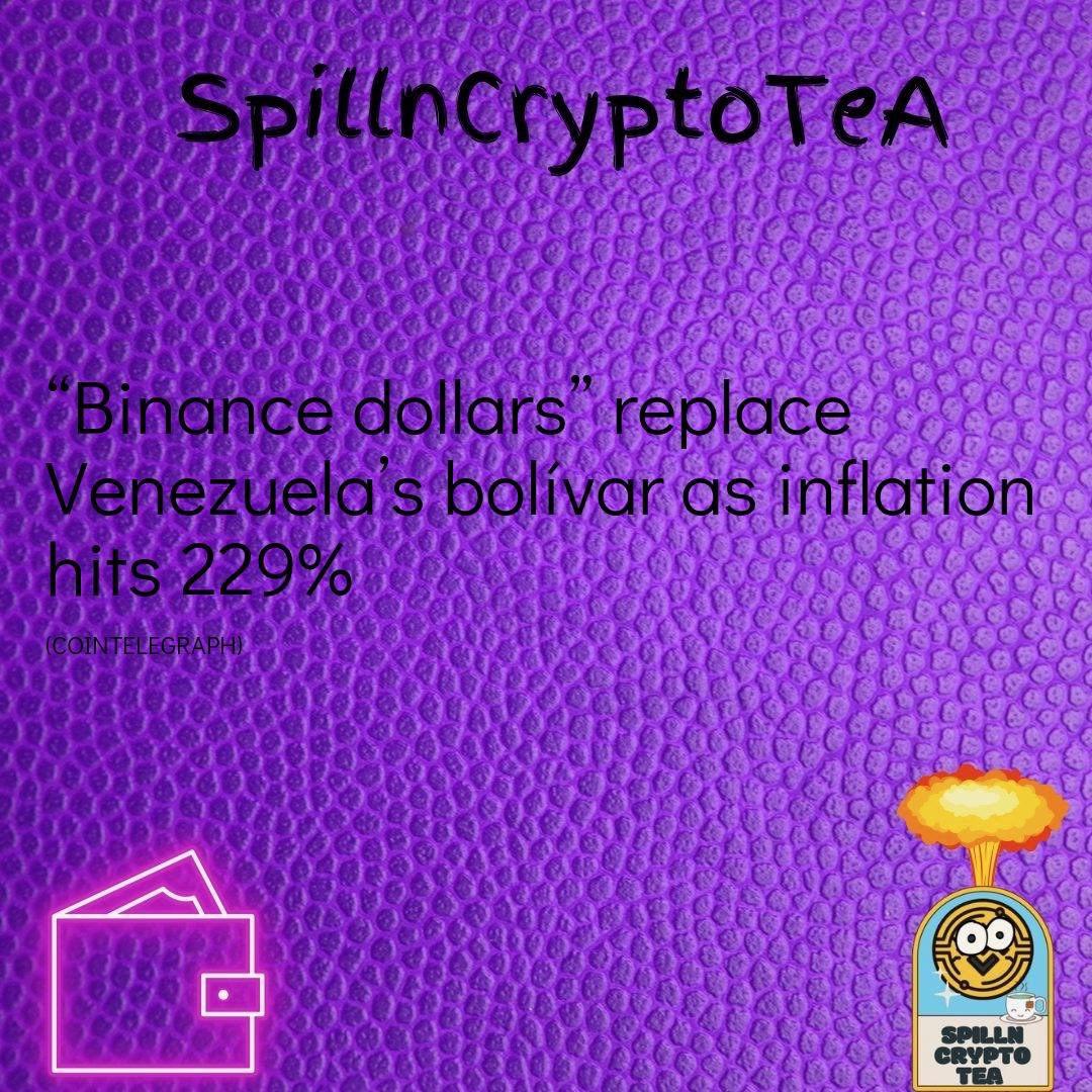 No wonder every Venezuelan who can is seeking salvation in cryptocurrencies.

Article link: cointelegraph.com/news/usdt-bina…
