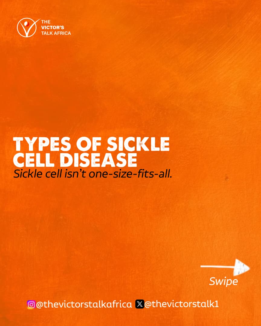 thevictorstalk1's tweet photo. Sickle cell disease isn’t just one condition, it comes in different types, each with unique challenges. Understanding the types is the first step to spreading awareness and showing support. 💚
#sicklecellawareness #healtheducation #sicklecellwarrior #genotypematters https://t.co/LDvxNGwCOn