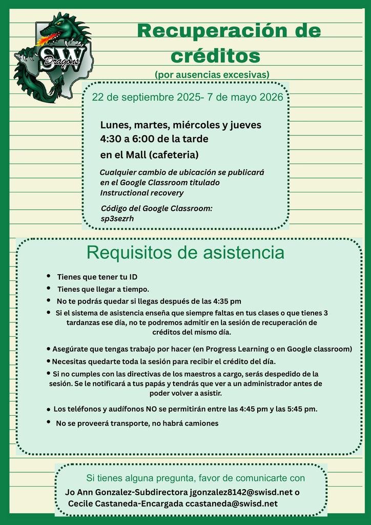 Southwest HS tweet media