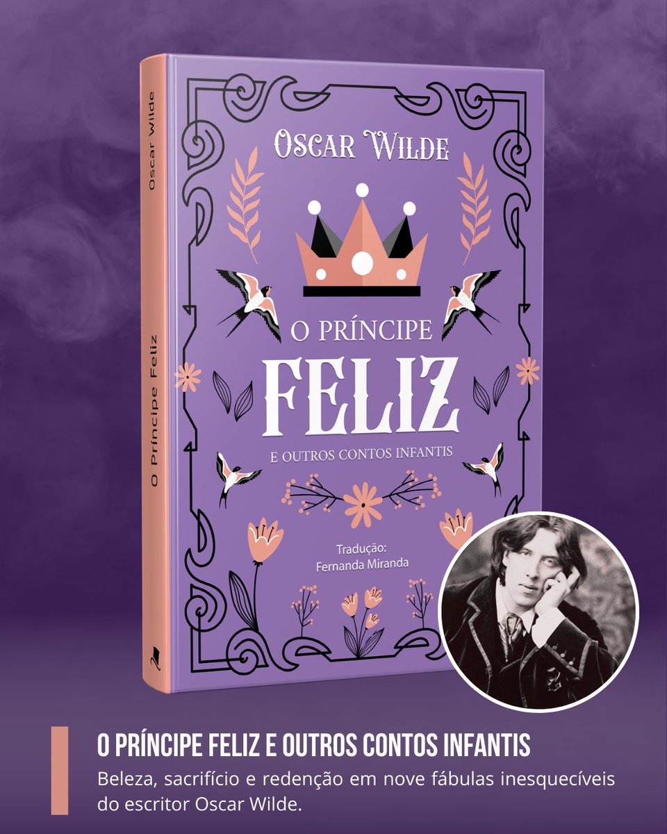 ✨ Generosidade, amor e redenção em fábulas inesquecíveis. O Príncipe Feliz e outros contos infantis, de Oscar Wilde, está no <a href="/catarse/">Catarse</a> 

 catarse.me/oprincipefeliz 💜📚

#OscarWilde #Catarse #CartolaEditora