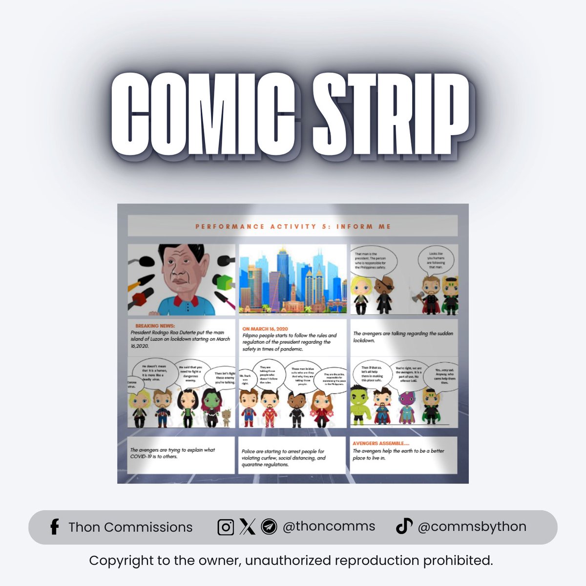 Thon Commissions | (accountant) OPEN LF CLIENTS! (@thon_comms) on Twitter photo ๐๐ข๐ ๐๐๐ฆ ๐ญ โ #samplesbython
Visit thoncomms.my.canva.site to check out our ๐จ๐๐๐ข๐๐ข๐๐ฅ ๐ฐ๐๐๐ฌ๐ข๐ญ๐
lf client commissioner comic strip pubmat poster edit research rrl thesis pagawa brochure flyer infographics website video presentation power point analysis rush ๐๐ข๐ ๐๐๐ฆ ๐ญ โ #samplesbython
Visit thoncomms.my.canva.site to check out our ๐จ๐๐๐ข๐๐ข๐๐ฅ ๐ฐ๐๐๐ฌ๐ข๐ญ๐
lf client commissioner comic strip pubmat poster edit research rrl thesis pagawa brochure flyer infographics website video presentation power point analysis rush