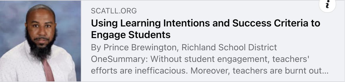 SC Association for Teaching, Learning, and Leading tweet media