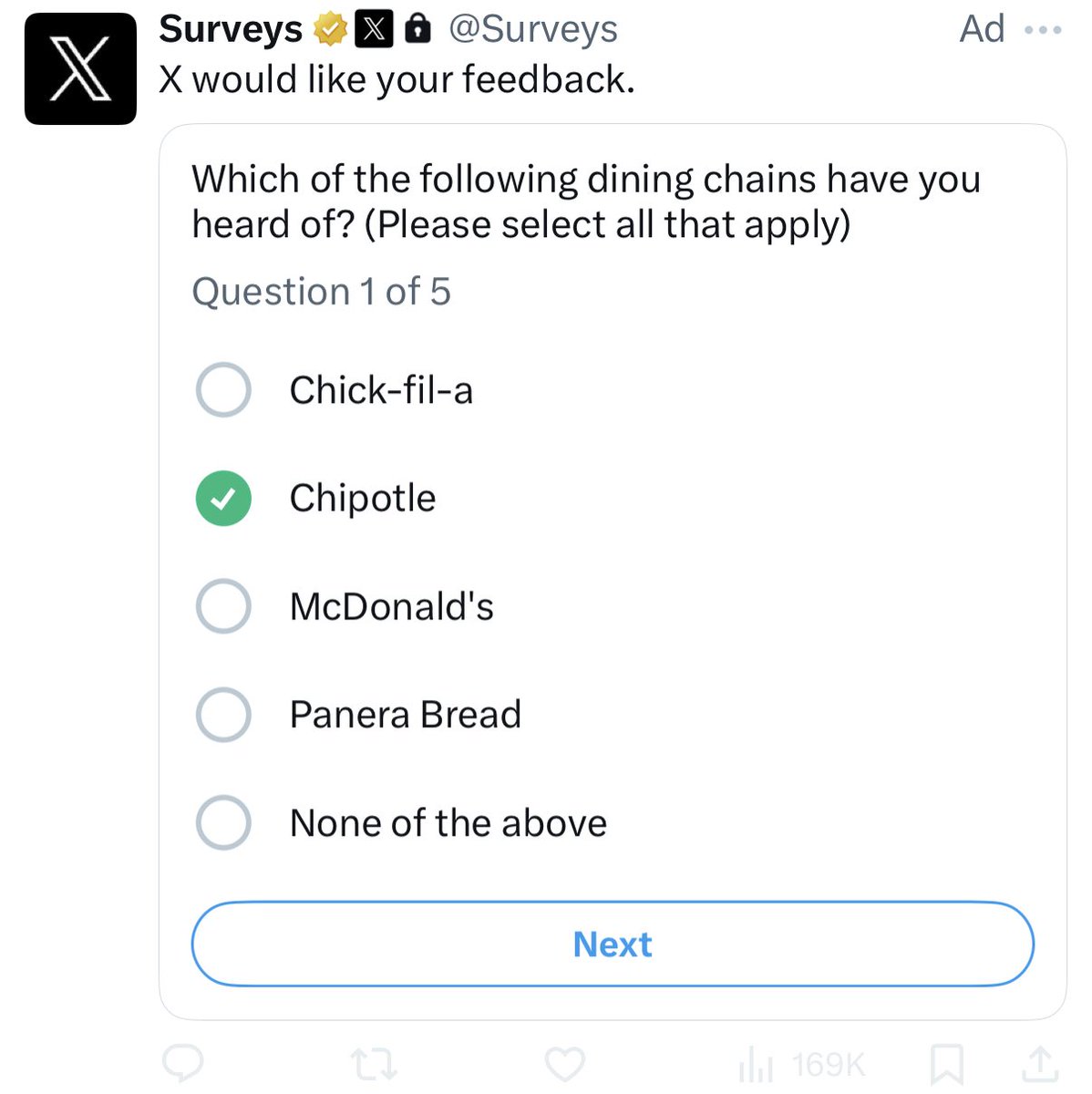 wireman121's tweet image. ⁦@elonmusk⁩ select all that apply? But I can’t select more than one.