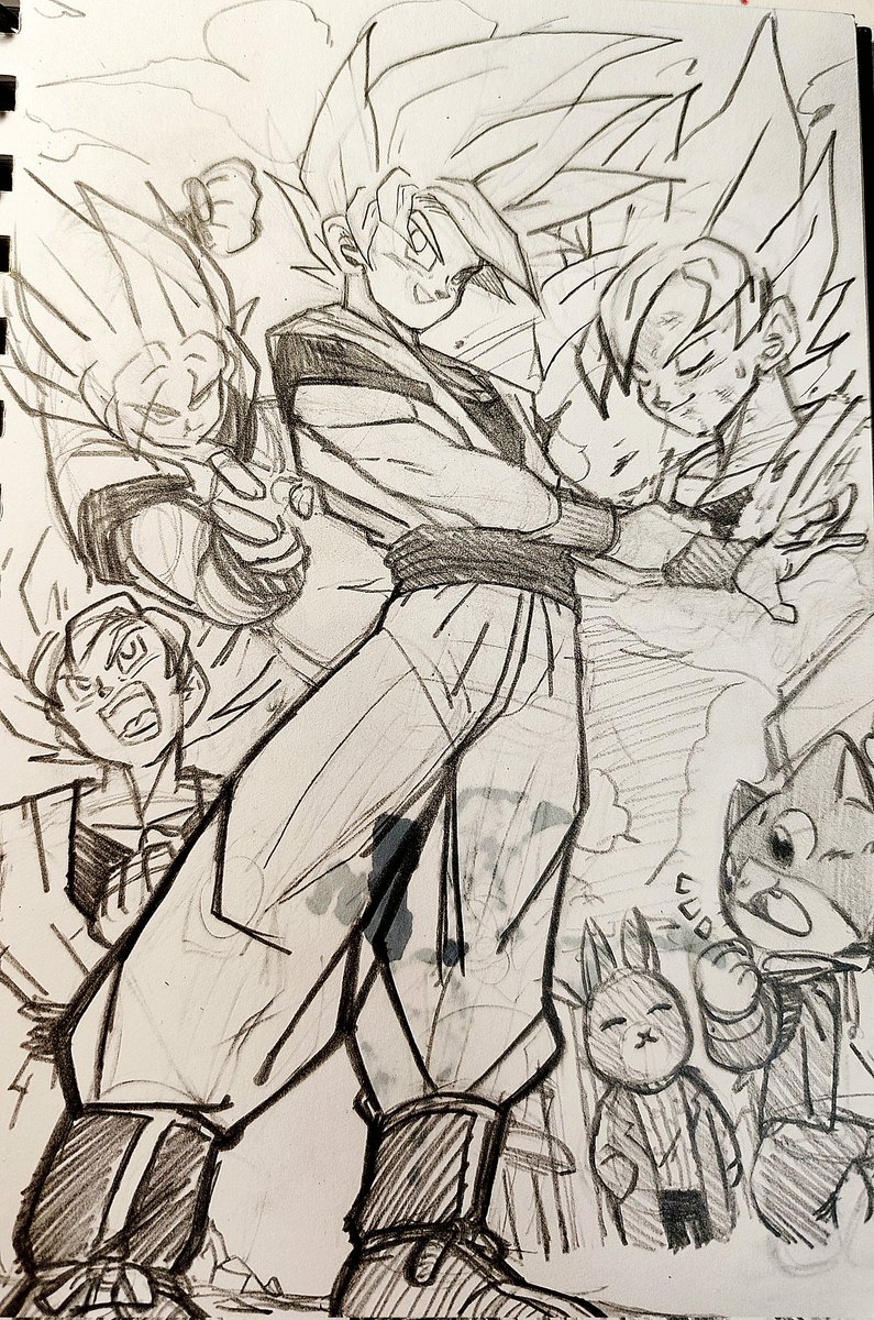 StupidFred0's tweet image. Mostly Goku today