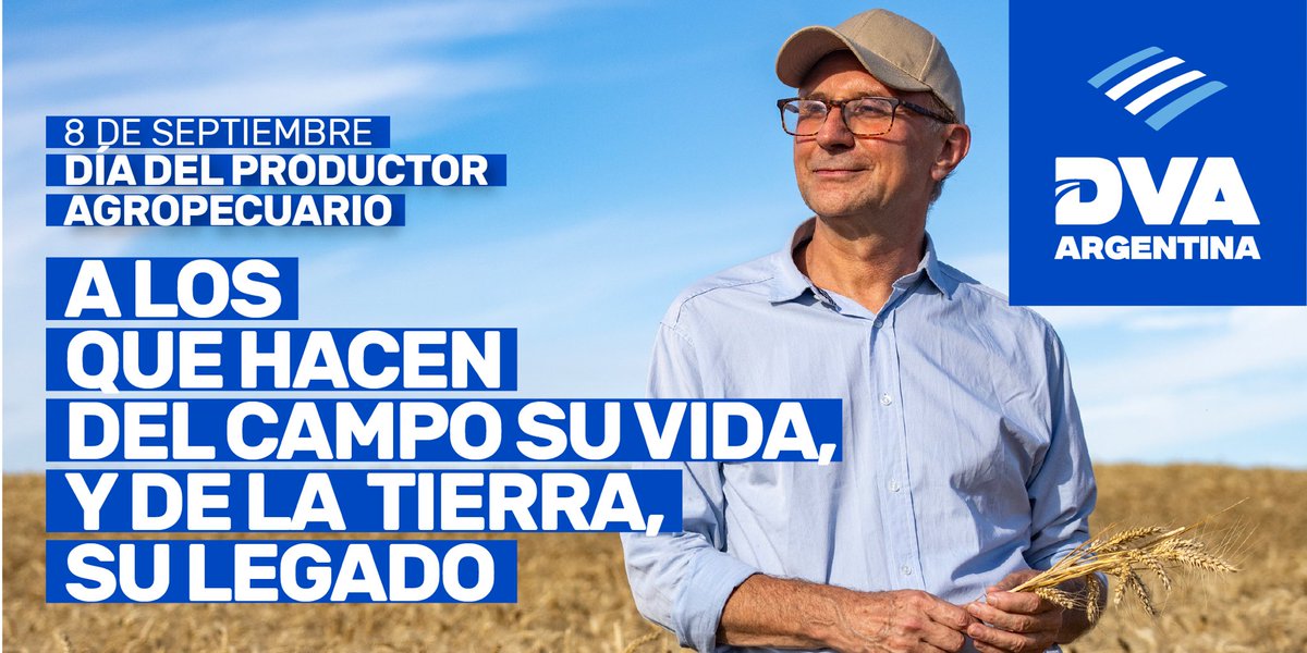 🌾 Hoy celebramos el Día del Productor Agropecuario 🌾
Un reconocimiento a quienes trabajan la tierra con esfuerzo, pasión y compromiso, convirtiendo cada cosecha en un legado para las próximas generaciones. 💚

#DiaDelProductorAgropecuario #CampoArgentino