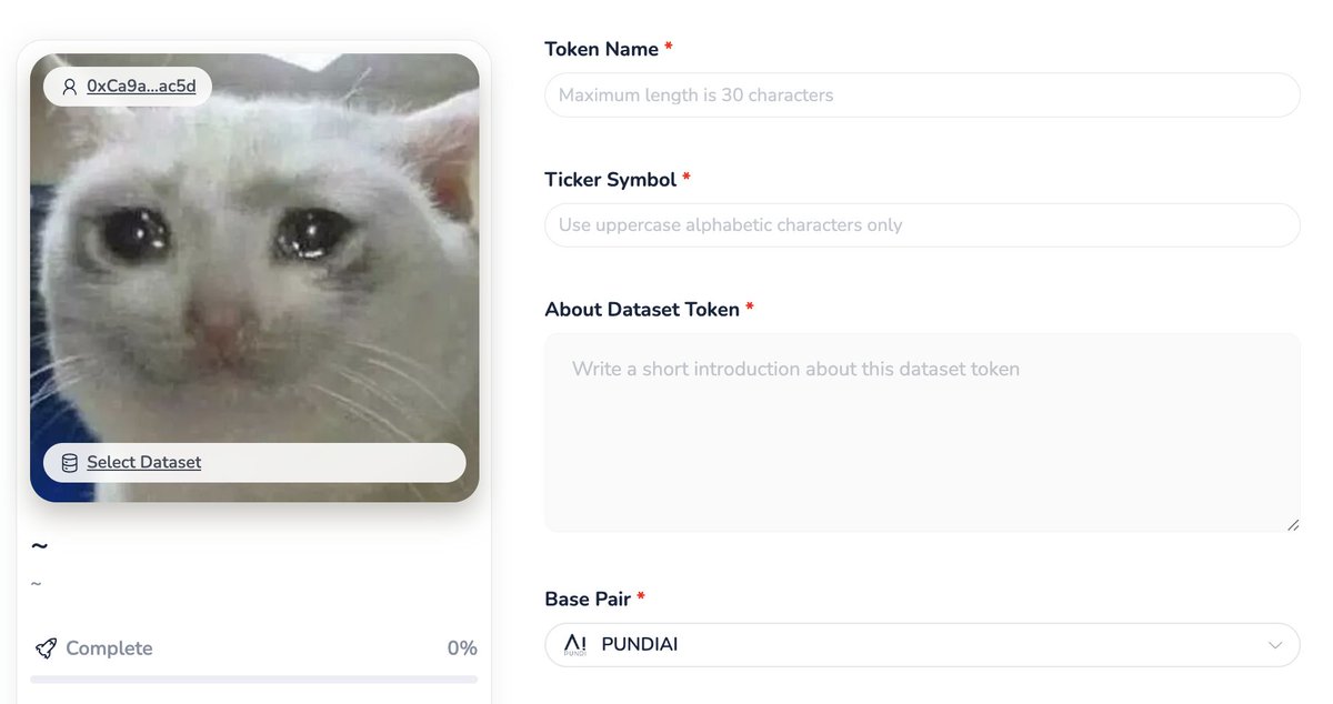 PundiAI's tweet image. &quot;So hard to create your own token.&quot; 

Stop building from scratch. Tokenize the most valuable asset you have: DATA.

With the Pundi AI Data Pump, you can launch your own Dataset Token on BNB Chain as easily as saying 1, 2, 3.

No excuses. Build now. 👇
🤖 data.pundi.ai/pump/createTok…