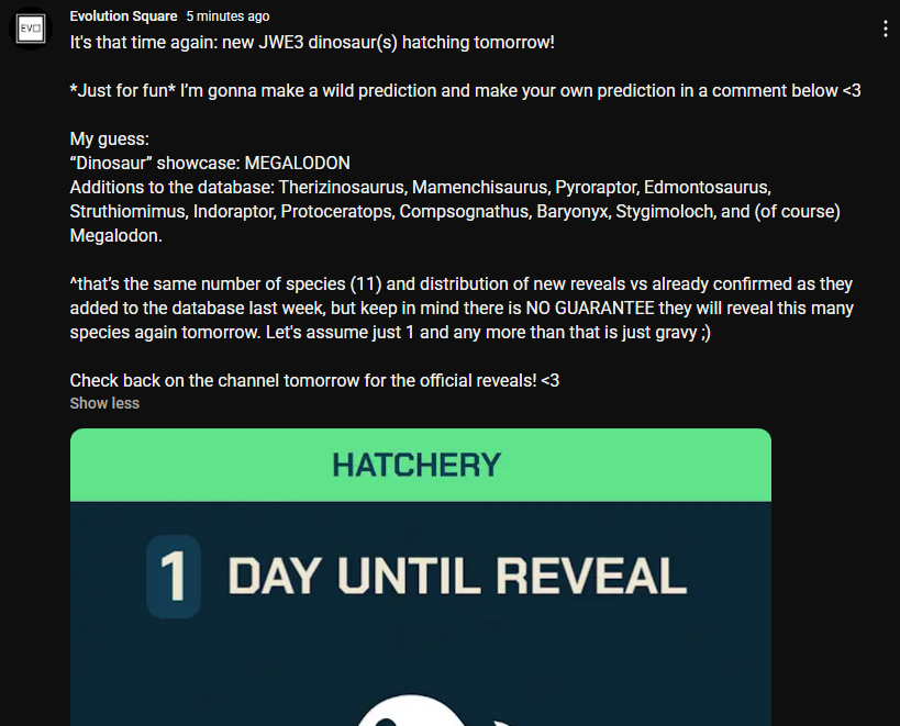 Evolution Square tweet media