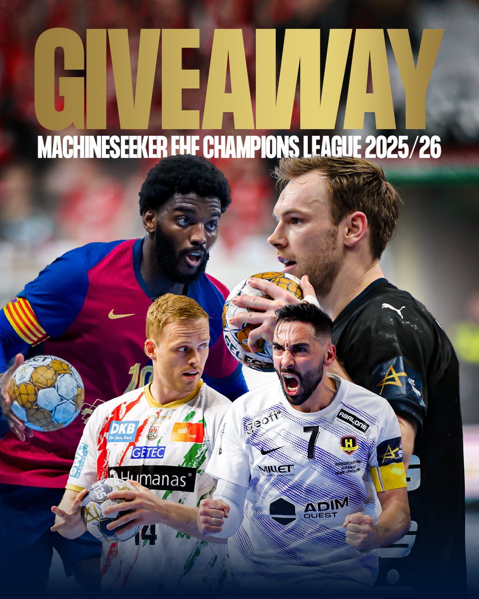 👕 𝐖𝐈𝐍 𝐀 𝐉𝐄𝐑𝐒𝐄𝐘 🎉 Kick off the new #ehfcl Men’s season in style with exclusive shirts from #ehffinal4 teams 🏆

➡️ Follow <a href="/ehfcl/">EHF Champions League</a> 
➡️ Like + RT ⚠️

 T&amp;C: eurohandball.com/media/n5ijk0ka…  #CLM #handball