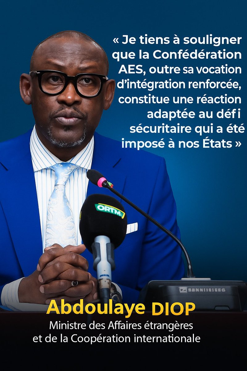 La Confédération AES, outre sa vocation d'intégration renforcée, constitue une réaction adaptée au défi sécuritaire qui a été imposé à nos États.