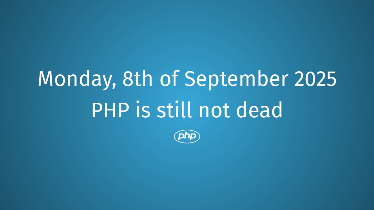 PhpDead's tweet image. PHP still not dead #php #PHPOOP #PHPRejuvenation #PHPModernization #PHPInnovation #PHPLearning #PHPPhoenix #PHPTransition #PHPScripts #PHPRevolution
