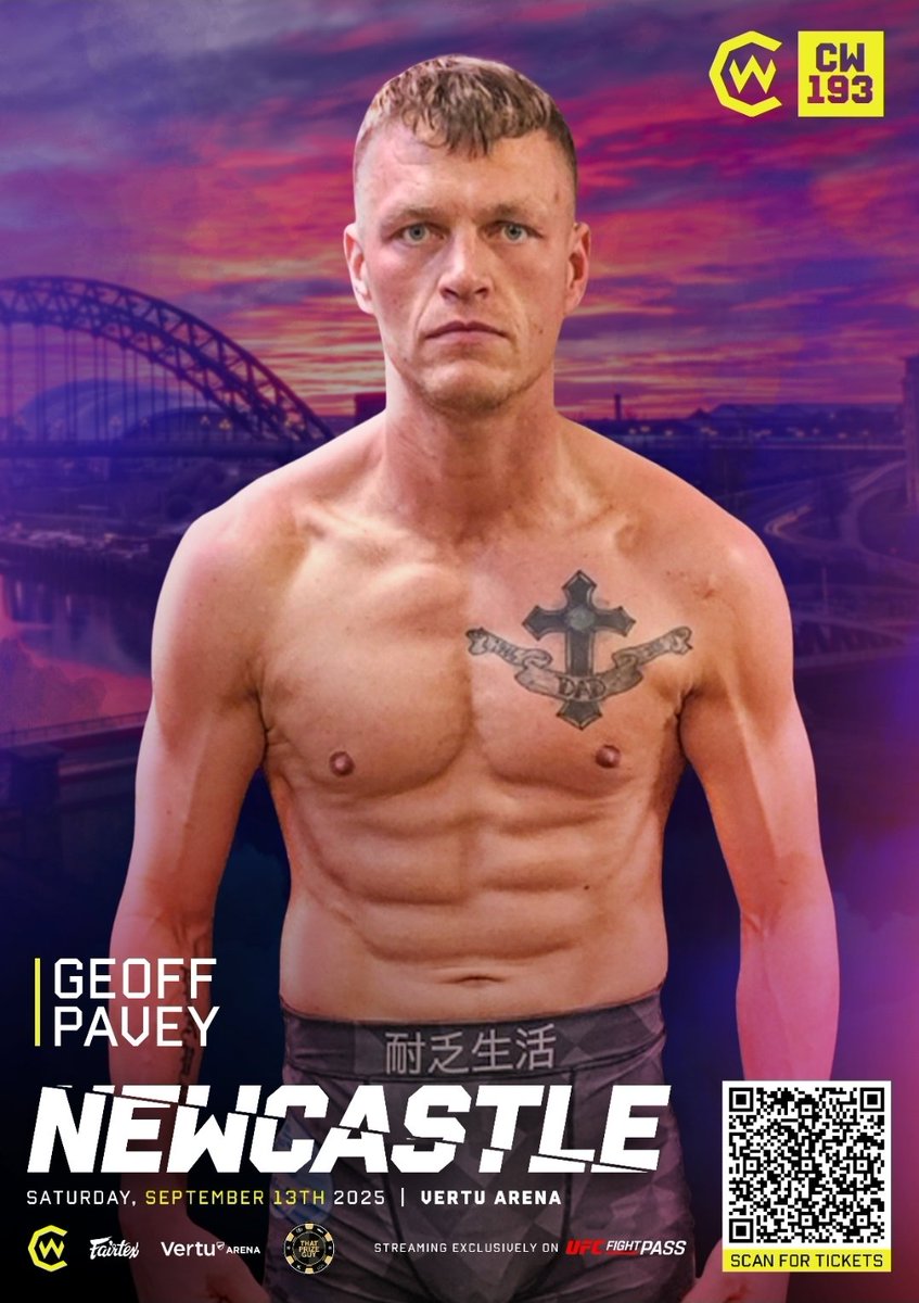 #CW193 #cagewarriors <a href="/CageWarriors/">Cage Warriors</a> #mma #MMATwitter #mmainthemedia #ufc #ufcfightpass scan qr code for tickets