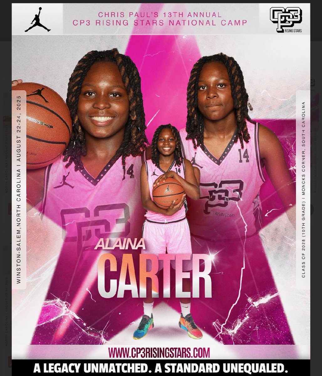 Alaina_Carter28's tweet photo. The work continues. Thanks to @CP3events for the opportunity. @ladystagshoops 💪🏾🩷🤍💙💛🦌🏀 #Work #hardworkpaysoff https://t.co/tdSAIrHxR1