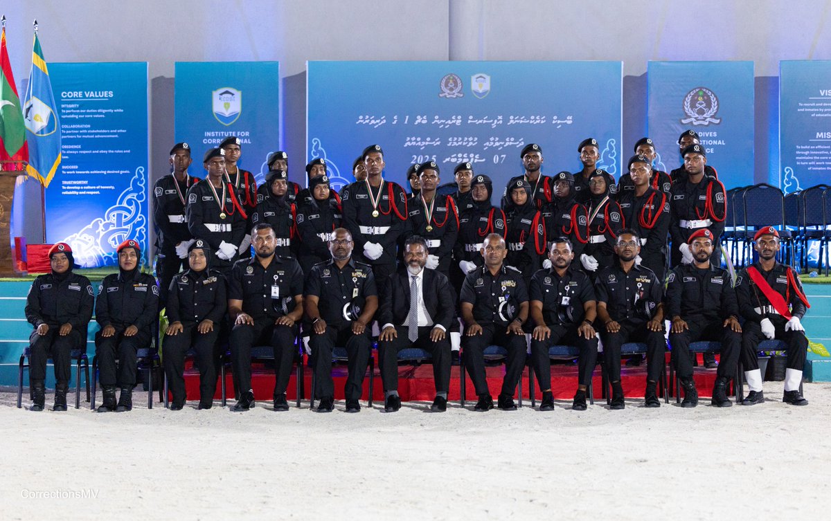 މޯލްޑިވްސް ކަރެކްޝަނަލް ސަރވިސްއިން “ސެޓްފިކެޓް 1 އިން ބޭސިކް ކަރެކްޝަނަލް އޮފިސަރސް ޓްރޭނިންގ” ގެ ދަސްވެނިވުމުގެ ރަސްމިއްޔާތު ބާއްވައިފި   prisonsstory.mv/7876
