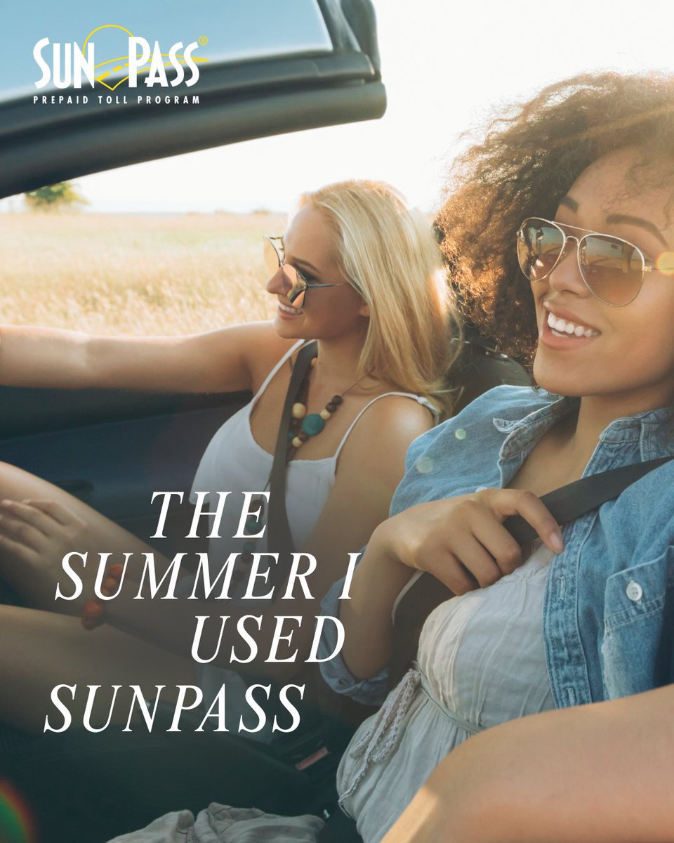 ✨The Summer I Turned To Sunpass ✨

Choosing SunPass means less time in traffic and more time making memories. Make the smart choice and save.

#SunPass #TSITP