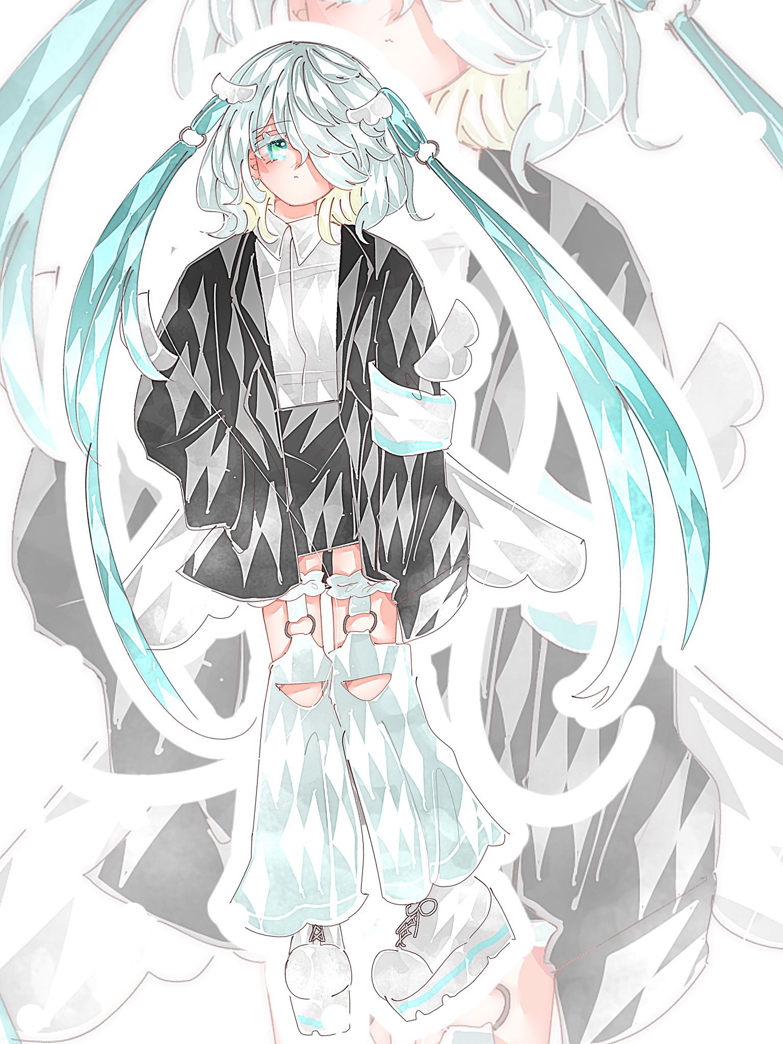 手描きオリジナルイラスト　原画〖✧˖*° 紅茶はいかが？✧˖*°〗 夏よ連れ去れ #illustration #illust #art #イラスト #イラスト