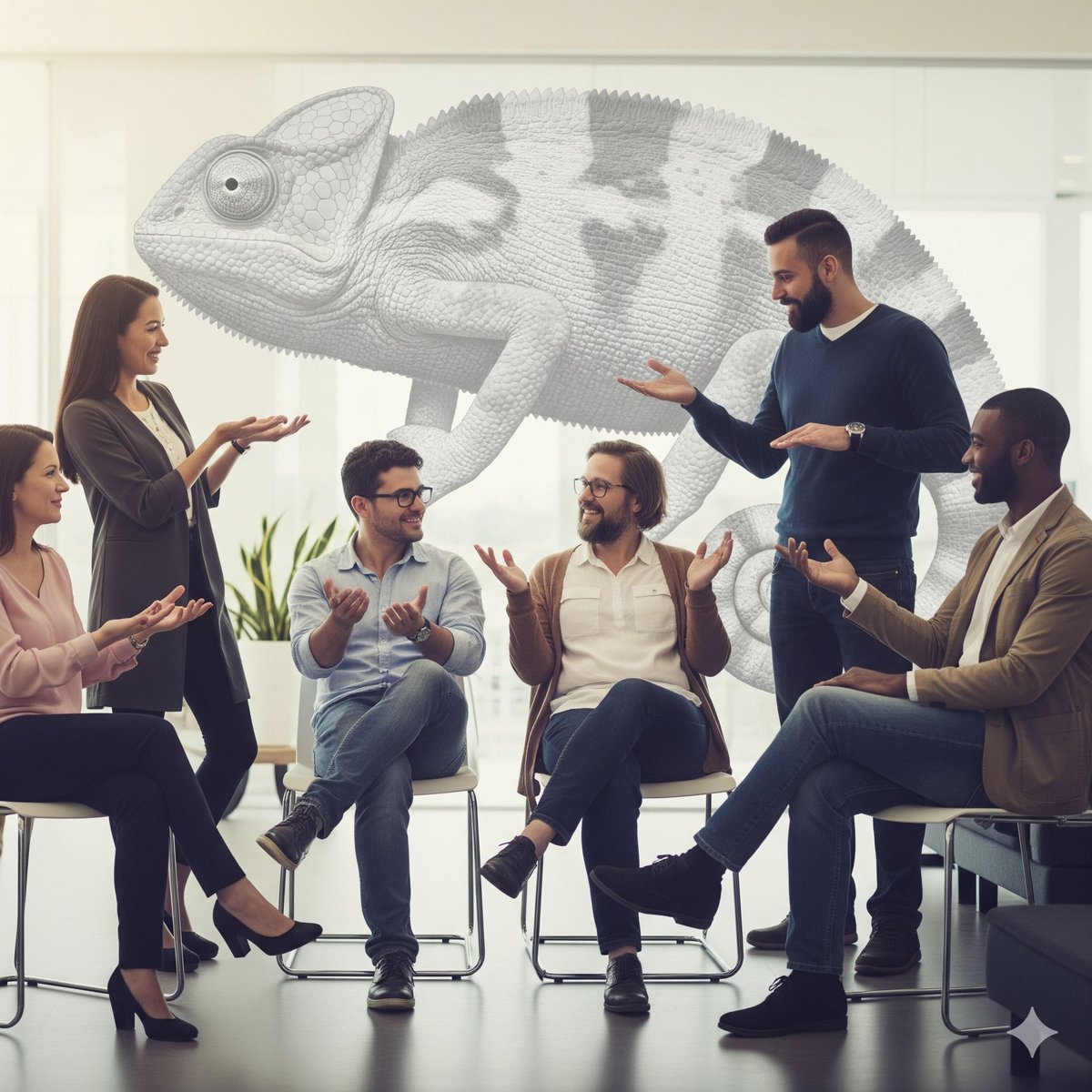 TheMorph88's tweet image. Mirror connects us all.
Subtly mimicking someone’s body language builds trust fast (it’s called the chameleon effect). 🦎 Next convo, try it lightly—match their vibe. What happens? Share below! #MindTricks