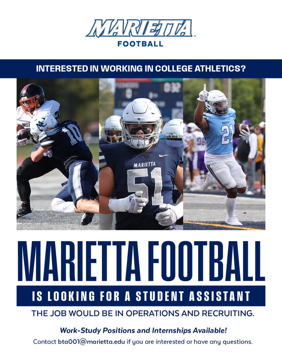 LOOKING FOR STUDENT ASSISTANTS ‼️
If interested, please reach out to Coach Agnew!!