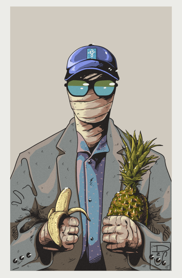 dan_susa's tweet photo. #artwork #mummy #pineapple #banana https://t.co/8SI3NaNPEv