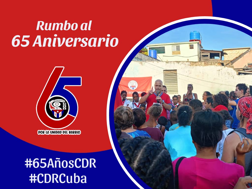 ☀️ ¡Buenos días, vecino!☀️

   A pocos días de celebrar el 65 aniversario de los #CDRCuba, queremos recordar la fuerza que nos une: la solidaridad y el apoyo vecinal, pilares fundamentales de nuestra comunidad.