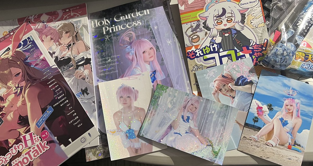 昨日のコミトレの戦利品です！✨✨
初めましてでお忙しい中にも関わらず、たくさんお話ししてくださったり、当方一般参加なのに差し入れまでいただいたり、本当に嬉しかったです！ありがとうございました！！☺️🙏