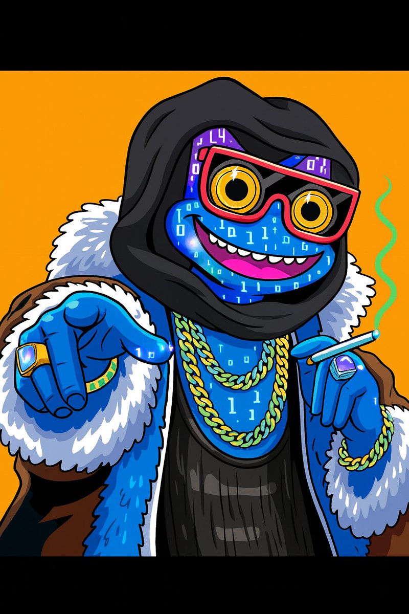 🔥 Bad boy genie BAGE out here living his best life, dripped out, iced up, and powered by the blockchain.

He doesn’t chase the flex… the flex chases him. Every chain, every ring, every move, fueled by Coreum rewards and locked in on the future of crypto.

This isn’t just style,