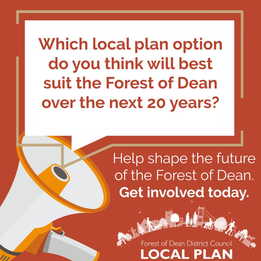 There's still time to get involved📣

Spanning the next 20 years, the Local Plan will impact residents of all ages, making it essential that we hear from as many people as possible.

Get involved and tell us which option you think works best👇
fdean.gov.uk/localplanoptio…