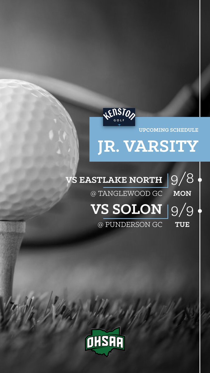 A look ahead at our match schedule for this week! ✈️⛳️