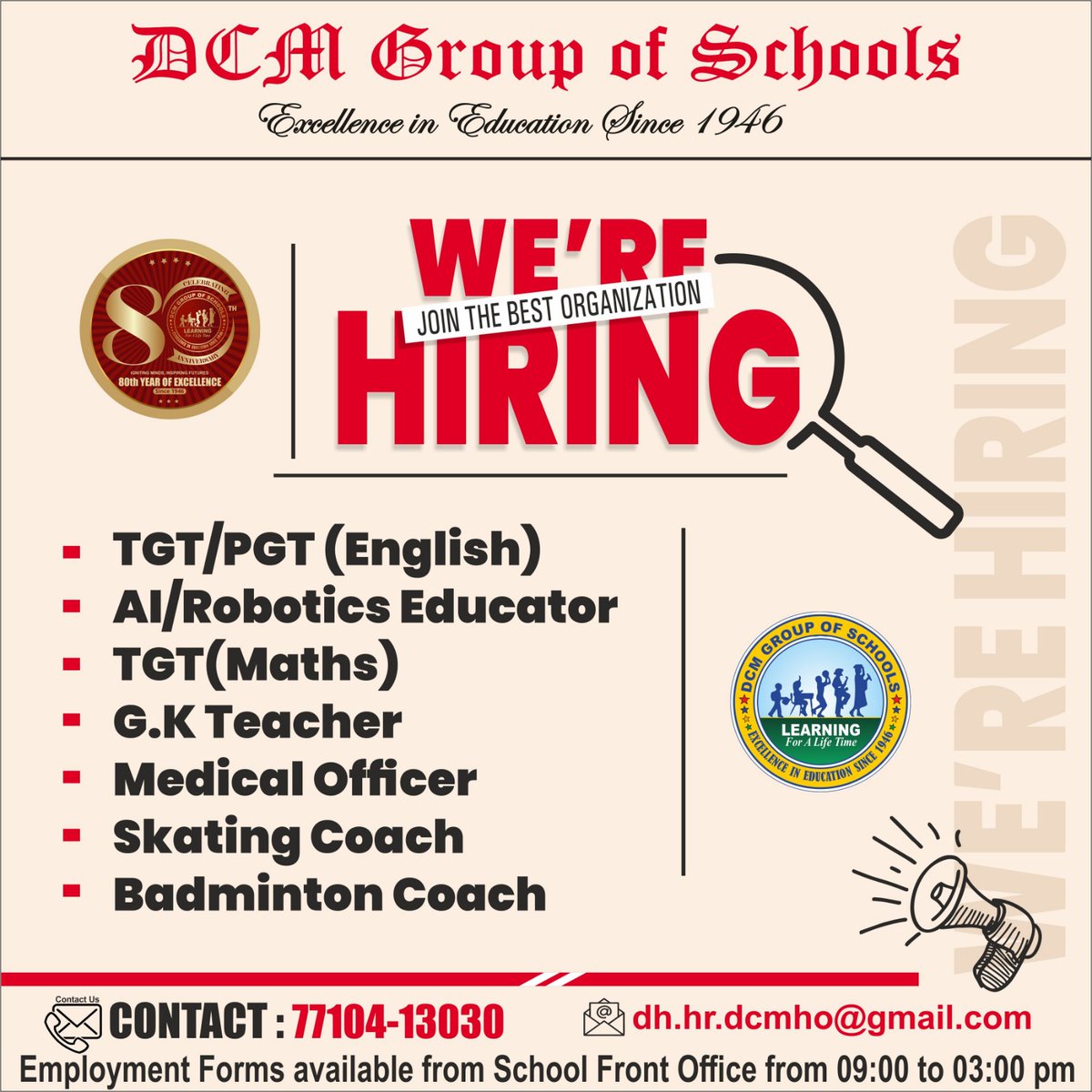 DCM Group of Schools tweet media