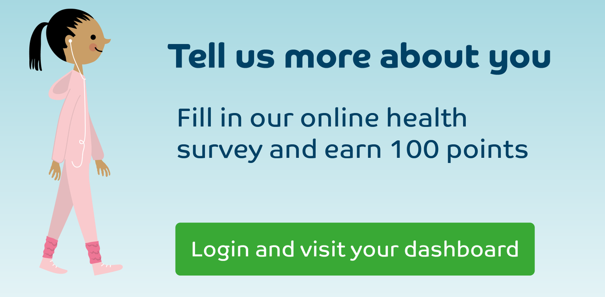 RenfrewshireBTS's tweet photo. Want to earn your first 100 points? 👏 All you need to do is login to your account, visit your dashboard and take our "Tell us more about you" survey to tell us about your current activity levels. Fill it out for each family member.  https://t.co/bIeqY6XdXy 

@RenCouncil https://t.co/pmuytf0vZe